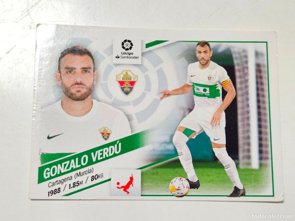 Fu&szlig;ball-Sticker: 8 GONZALO VERDU - CROMO - ESTE 2022 2023 - 22 23 - CROMO SIN PEGAR - ELCHE