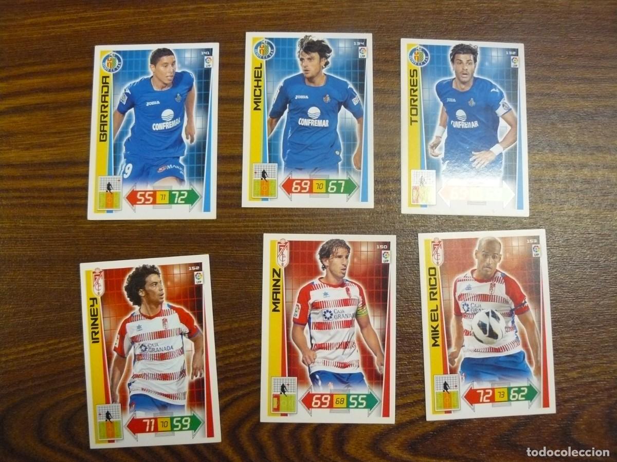 Fu&szlig;ball-Sticker: Las Fichas de la Liga 2012-13 Lote de cromos del Getafe y Granada