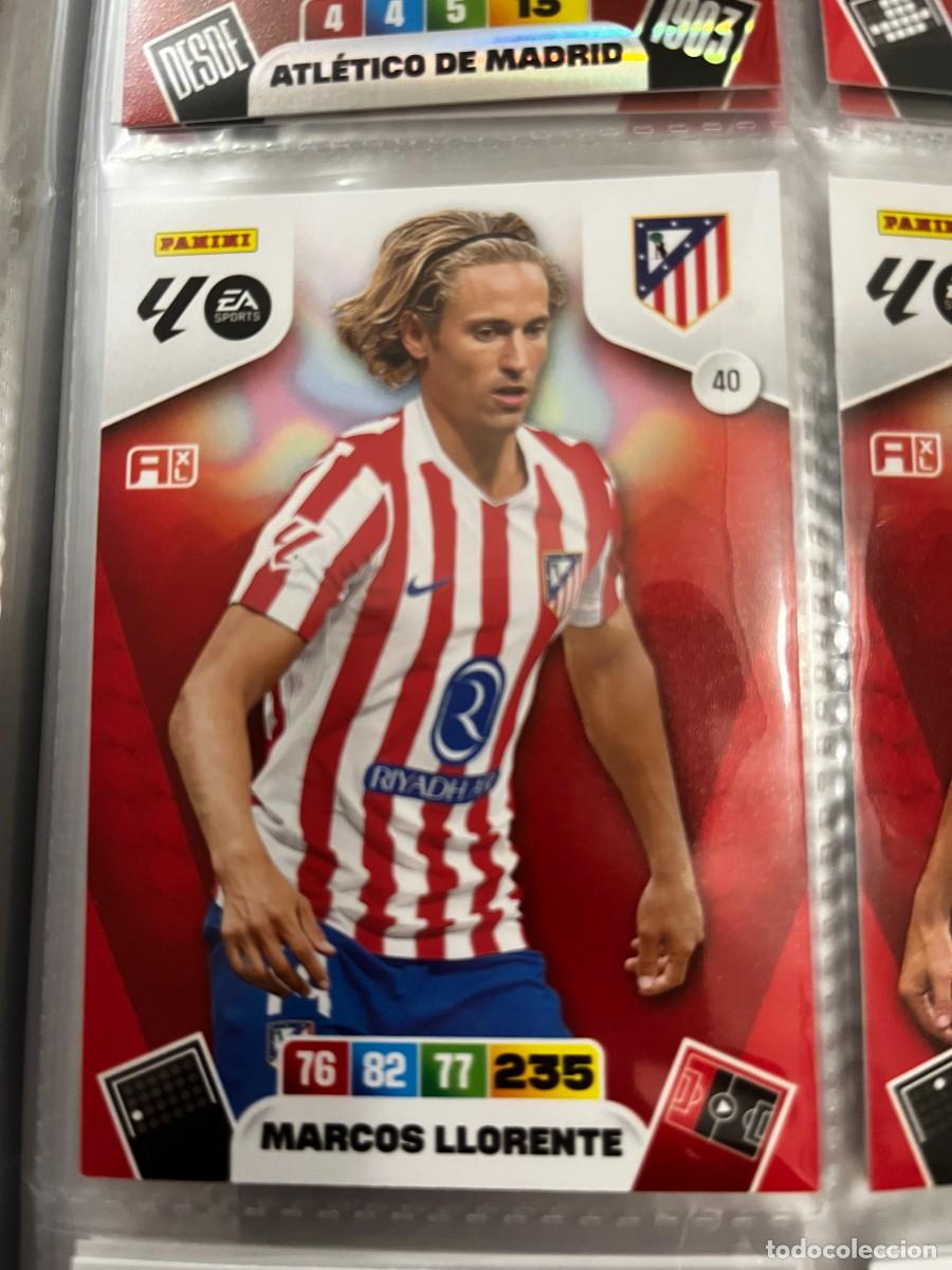Fu&szlig;ball-Sticker: ADRENALYN XL 2025 2026 25 26 PANINI N&ordm; 40 MARCOS LLORENTE ATLETICO MADRID