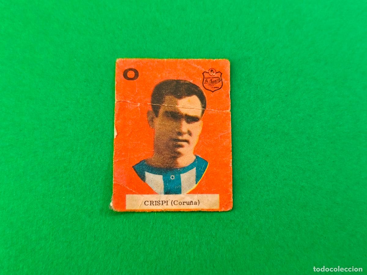 Fu&szlig;ball-Sticker: CROMO FUTBOL CRISPI DEPORTIVO LA CORU&Ntilde;A DESPEGADO ALBUM CONCURSO 1964-1965/64-65 DE LA CASERA