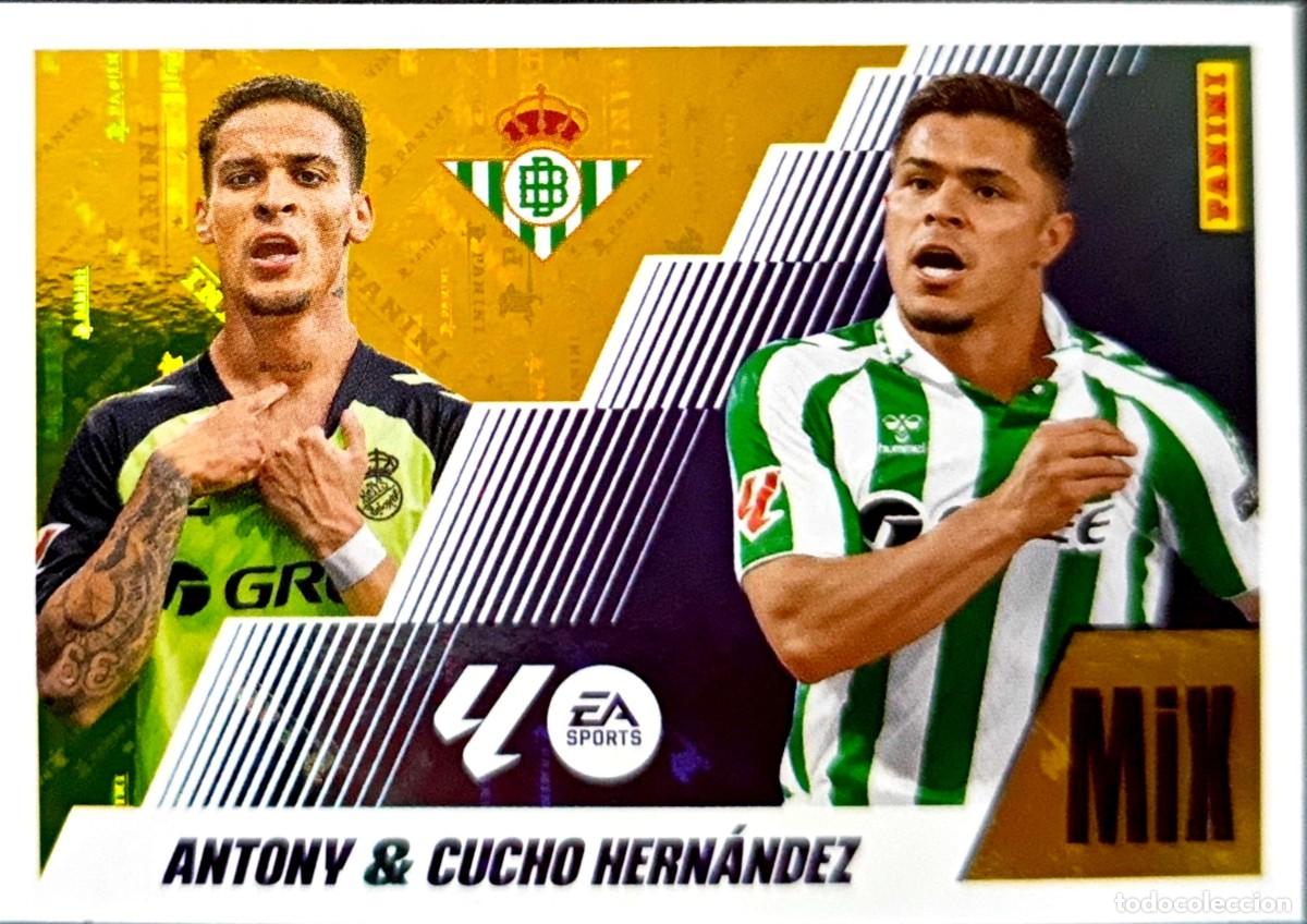 Cromos de F&uacute;tbol: 15 Bis 15Bis Antony & Cucho Hernandez - Real Betis - MIX - PANINI Ediciones ESTE 2025 2026 25 26