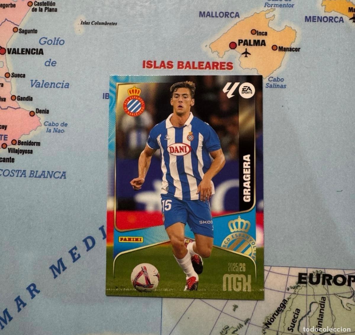 Cromos de f&uacute;tbol: Gragera n&uacute;mero 154 del Espa&ntilde;ol megacracks 25-26 2025-2026