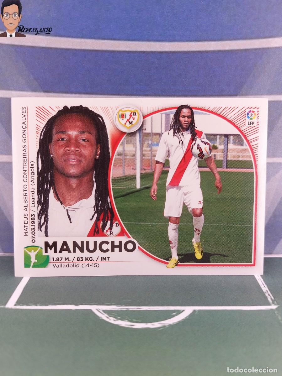 Fu&szlig;ball-Sticker: MANUCHO N&ordm; 17 (RAYO VALLECANO) LIGA ESTE 2014 2015 PANINI CROMO 14 15 STICKER F&Uacute;TBOL LFP (SIN PEGAR)