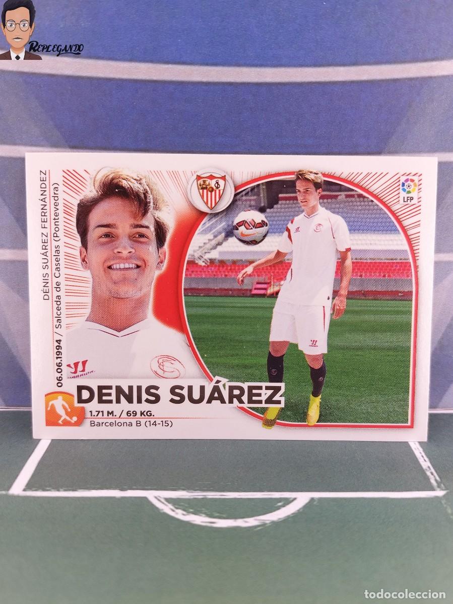 Cromos de F&uacute;tbol: DENIS SUAREZ N&ordm; 11 (SEVILLA) LIGA ESTE 2014 2015 PANINI CROMO 14 15 STICKER F&Uacute;TBOL LFP (SIN PEGAR)