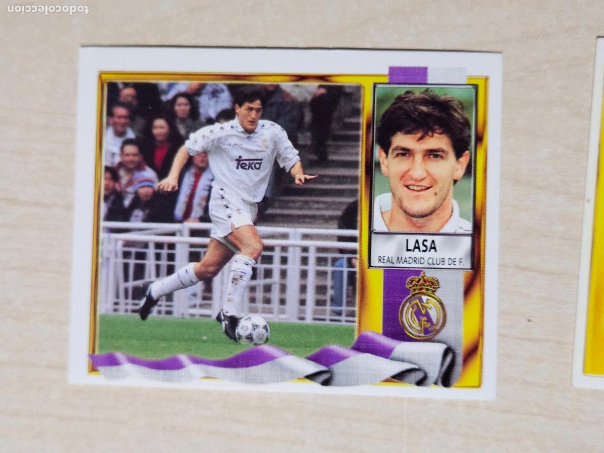 Figurine di Calcio: CROMO LASA - ESTE 1995 96 - 95 96 - CROMO SIN PEGAR - REAL MADRID