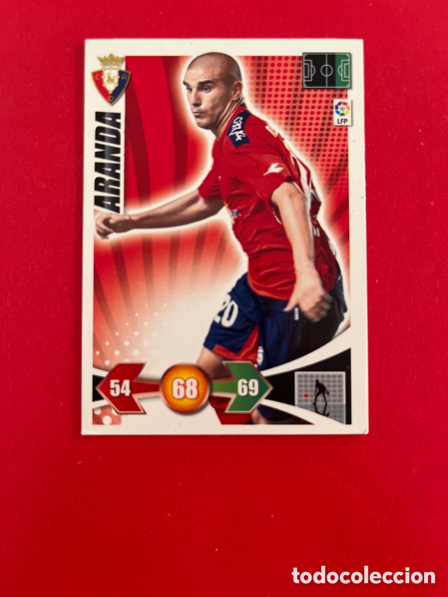 Cromos de F&uacute;tbol: ARANDA OSASUNA 197 ADRENALYN 2009 2010 PANINI XL 09 10 CROMOS CARTA FUTBOL