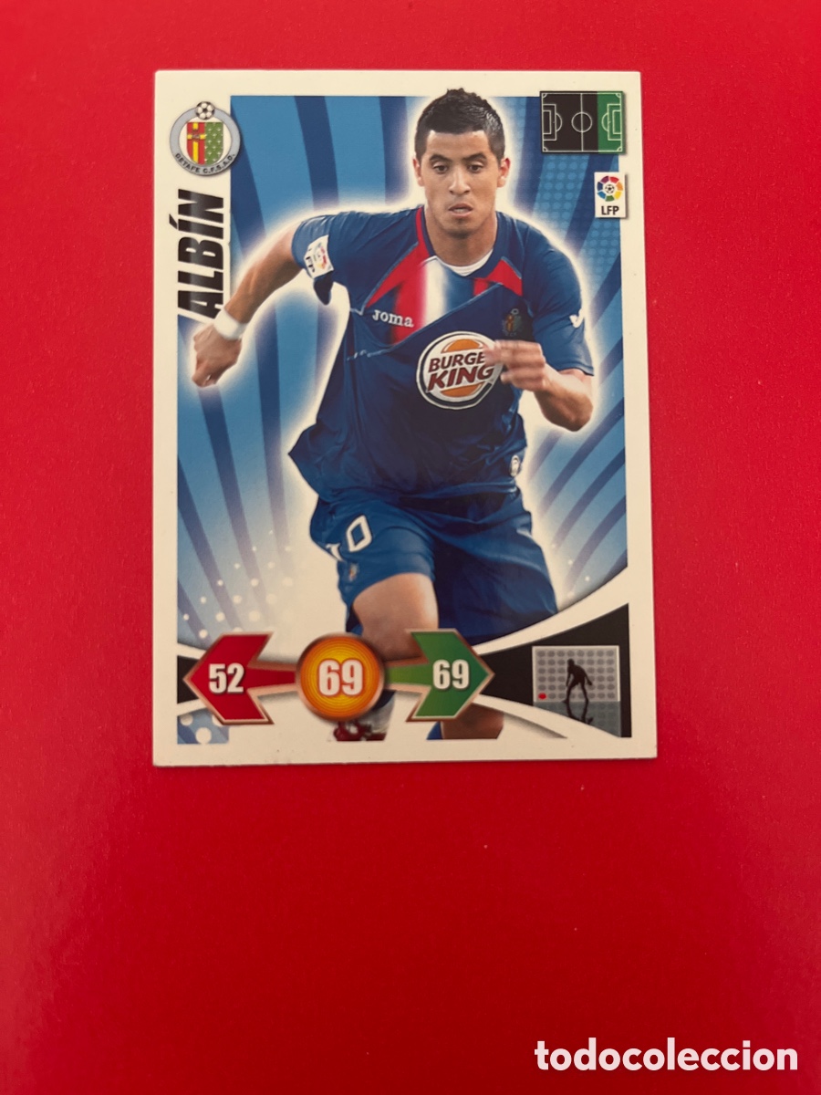 Cromos de F&uacute;tbol: ALBIN GETAFE 124 ADRENALYN 2009 2010 PANINI XL 09 10 CARTA CROMO FUTBOL