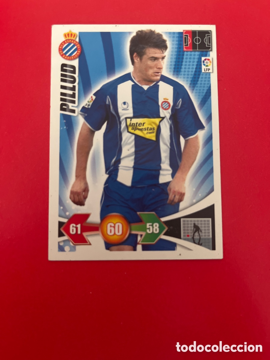 Cromos de F&uacute;tbol: PILLUD R.C.D.ESPA&Ntilde;OL 93 ADRENALYN 2009 2010 PANINI XL 09 10 CARTA CROMO FUTBOL