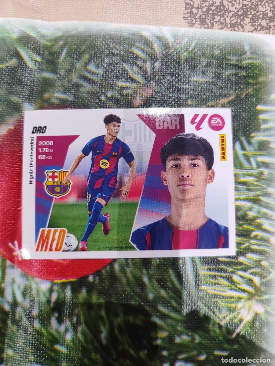Cromos de Futebol: CROMO ROOKIE N&Uacute;MERO 13 BIS COLOCA DRO FC BARCELONA. LIGA ESTE 25/26. CUARTA EDICI&Oacute;N.