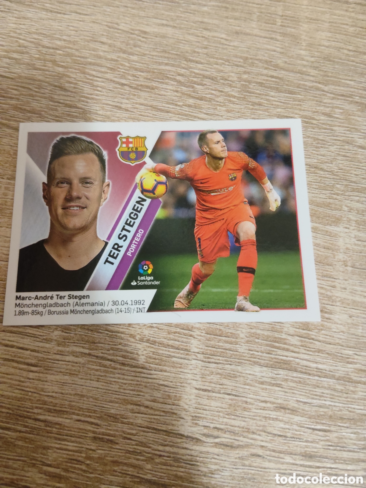 Cromos de F&uacute;tbol: Ter Stegen Barcelona liga 2019 2020 19 20 ediciones este