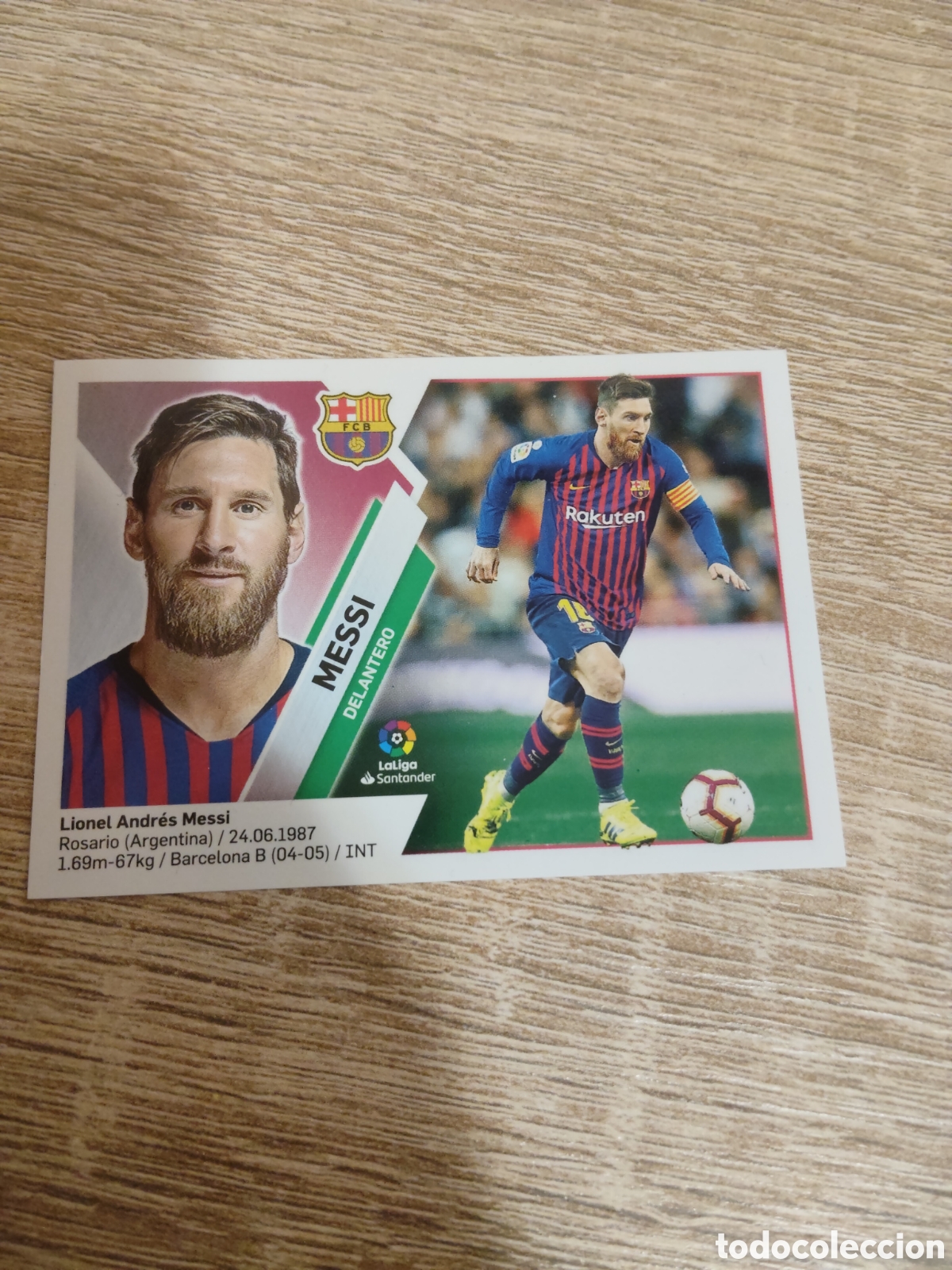 Cromos de F&uacute;tbol: Messi Barcelona liga 2019 2020 19 20 ediciones este