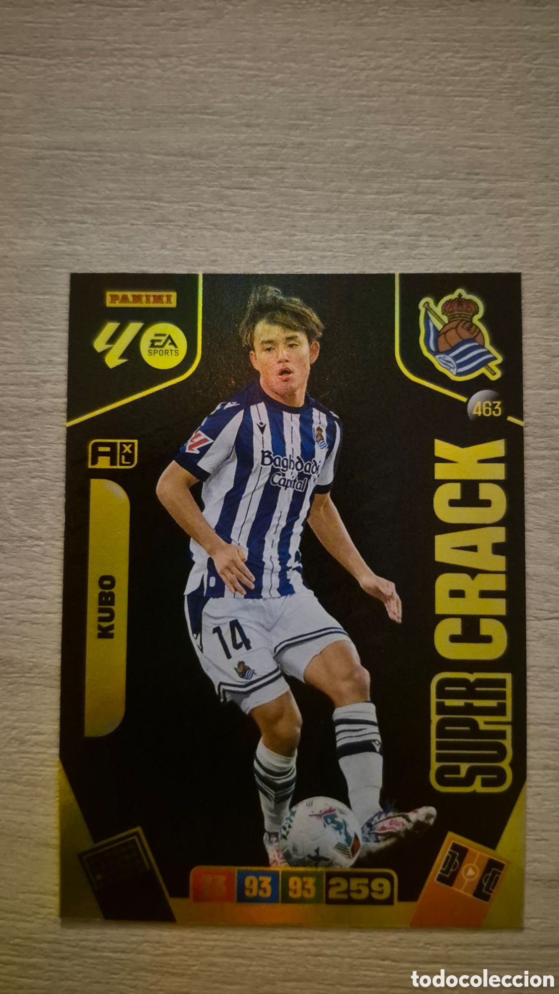 Cromos de F&uacute;tbol: N&deg;463 Supercrack Kubo Adrenalyn 25/26