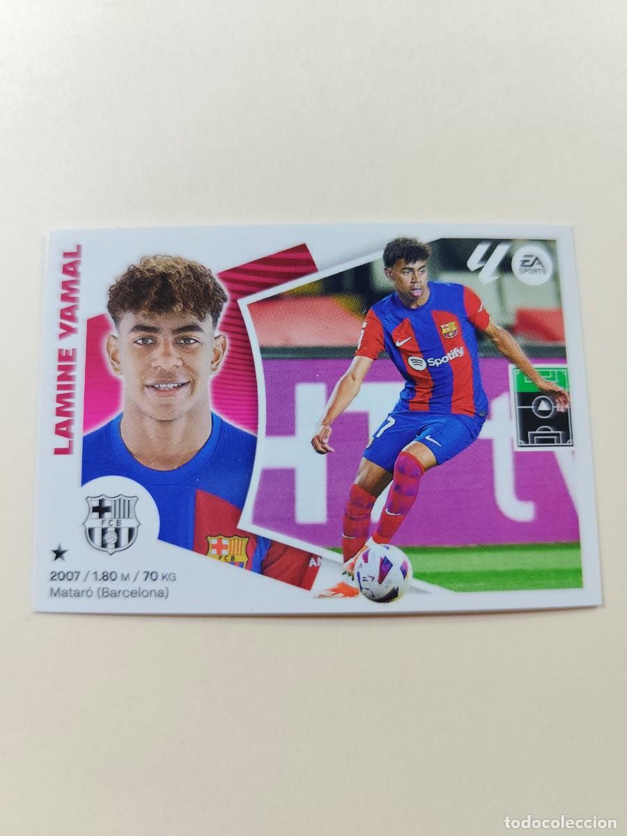Cromos de F&uacute;tbol: Liga Este 2024/25. 20 Lamine Yamal - Barcelona. Editorial Panini.
