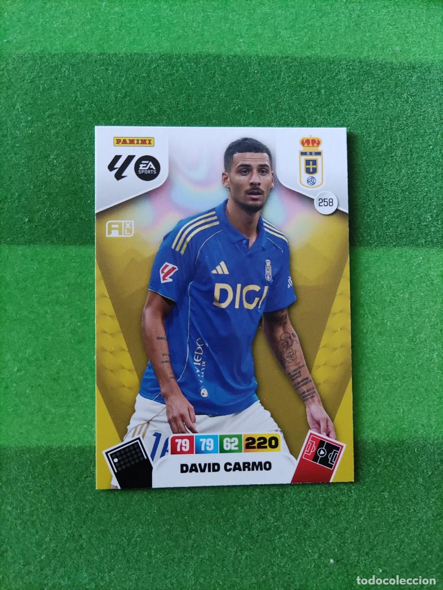Figurine di Calcio: 258 David Carmo Oviedo Adrenalyn 2025/26 25/26