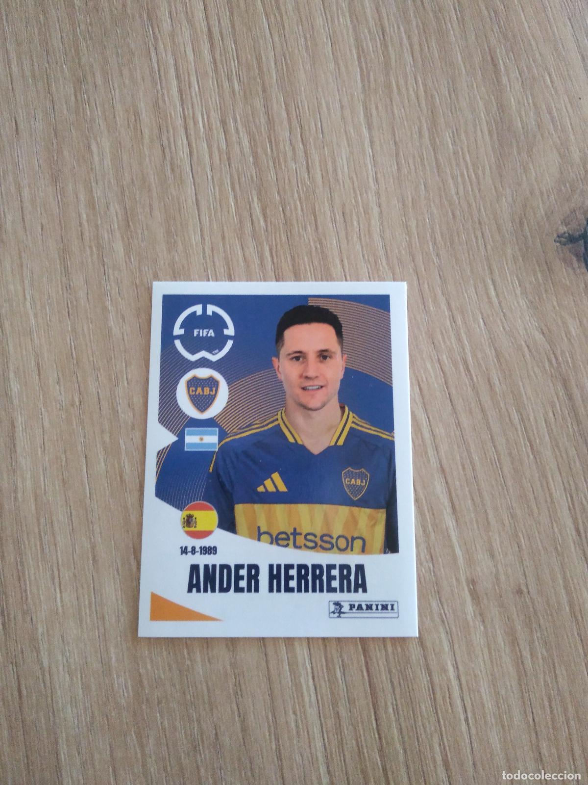 Fu&szlig;ball-Sticker: 163 ANDER HERRERA BOCA JUNIORS CROMO FUTBOL PANINI MUNDIAL DE CLUBES 2025 FIFA CLUB WORLD CUP