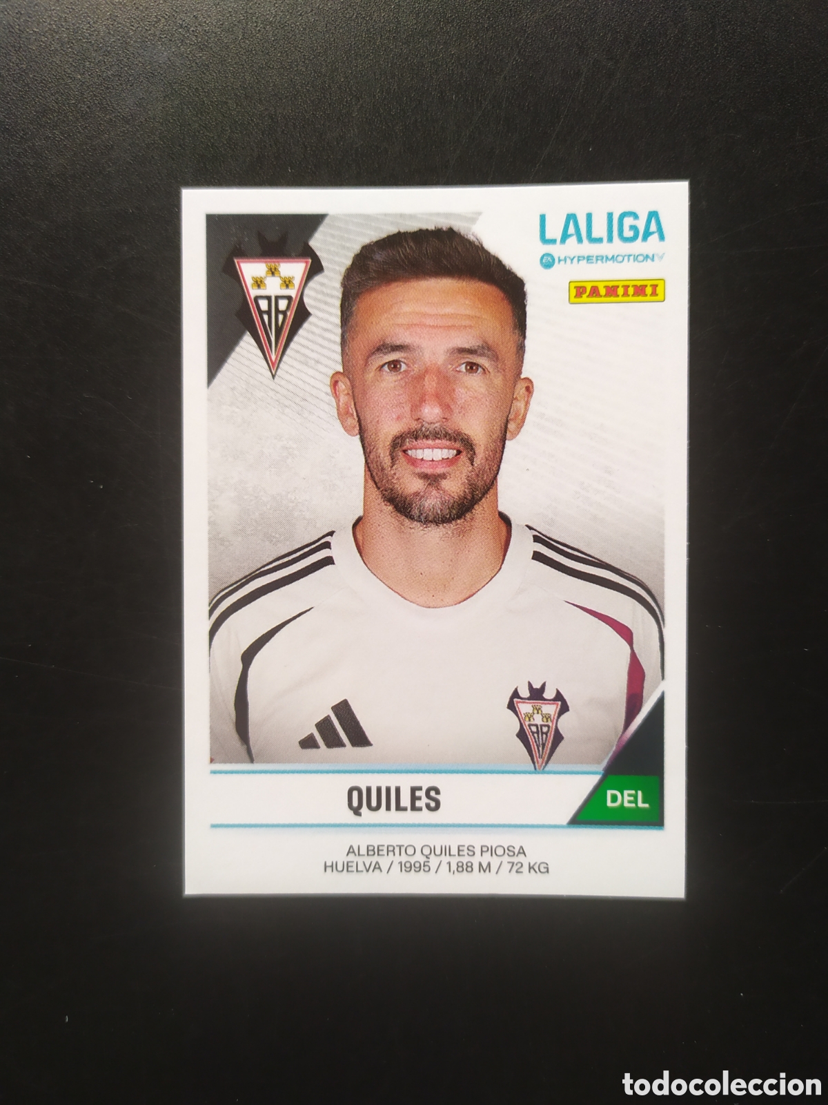 Fu&szlig;ball-Sticker: Liga Hypermotion 2024 2025 24 25 panini Quiles n&deg; 19 Albacete