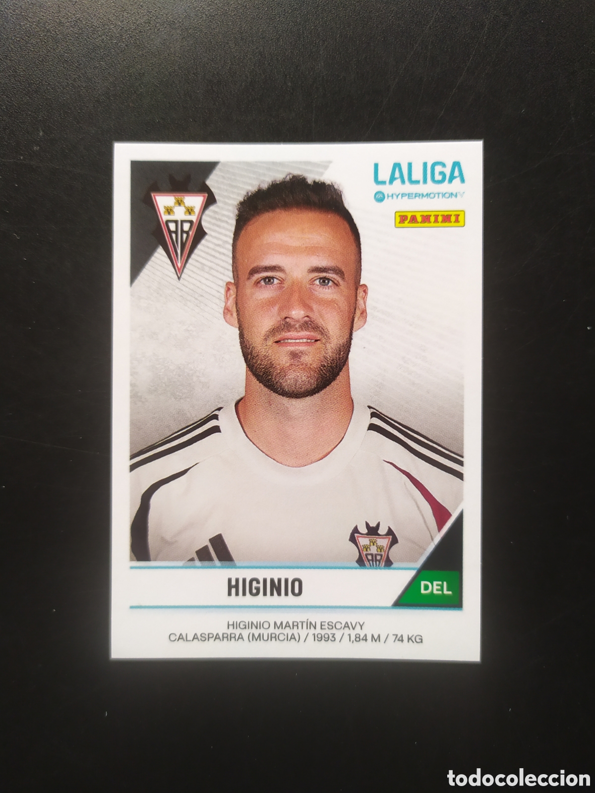 Figurine di Calcio: Liga Hypermotion 2024 2025 24 25 panini Higinio n&deg; 20 Albacete