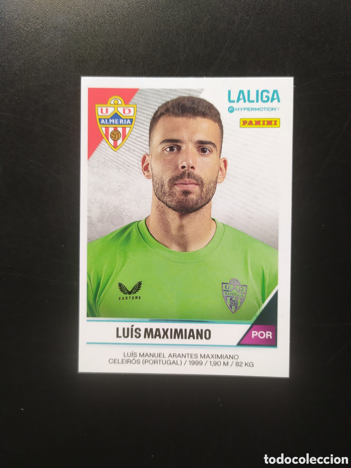Cartes &agrave; collectionner de Football: Liga Hypermotion 2024 2025 24 25 panini Luis Maximiano n&deg; 23 Almeria