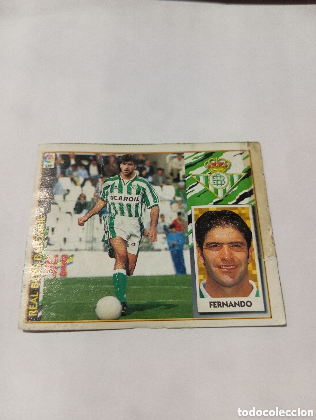 Cromos de F&uacute;tbol: Fichaje 1 Fernando Betis Liga Este 1997 1998