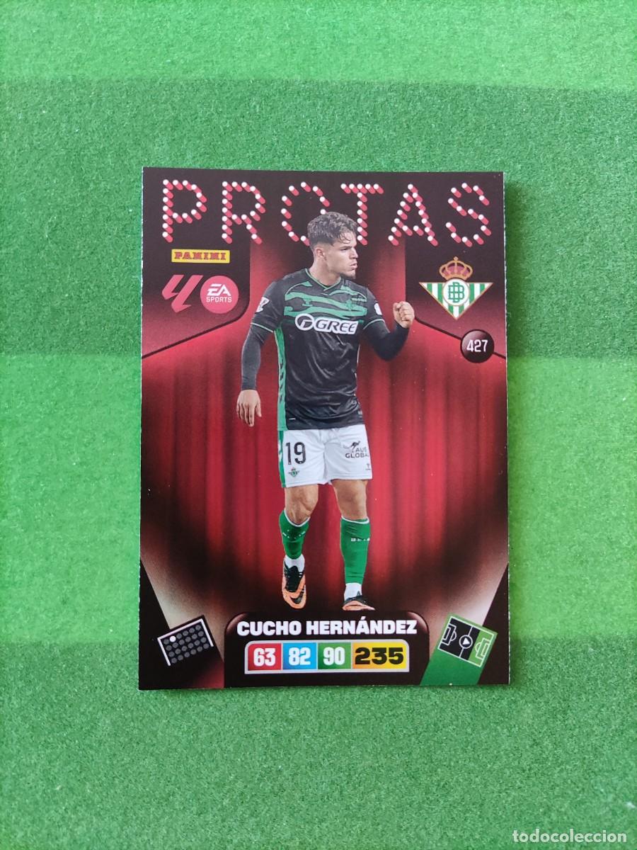 Cromos de F&uacute;tbol: 427 Cucho Hern&aacute;ndez Betis Protas Adrenalyn 2025/26 25/26