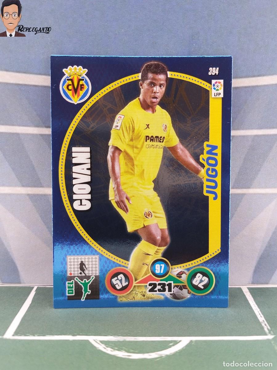 Cromos de F&uacute;tbol: GIOVANI N&ordm; 394 / JUG&Oacute;N (VILLARREAL) ADRENALYN XL 2014 2015 PANINI 14 15 CARD TARJETA CROMO LIGA