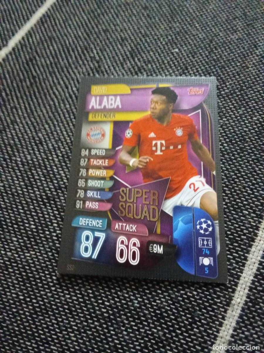 Fu&szlig;ball-Sticker: Alaba Bayer Munich super Squad match attax champions league 2019-20