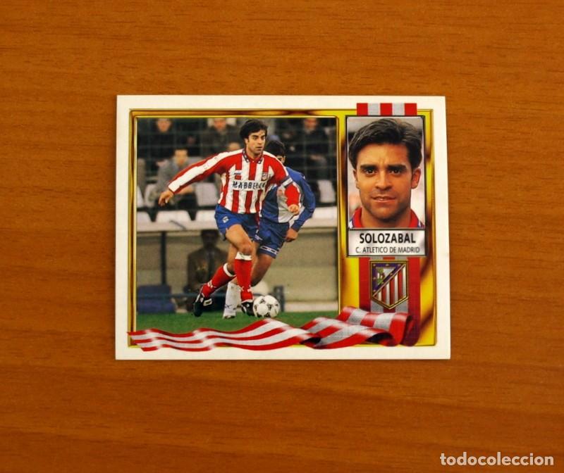 Cartes &agrave; collectionner de Football: Atletico de Madrid - Solozabal - Ediciones Este Liga 1995-1996, 95-96 - Nunca Pegado