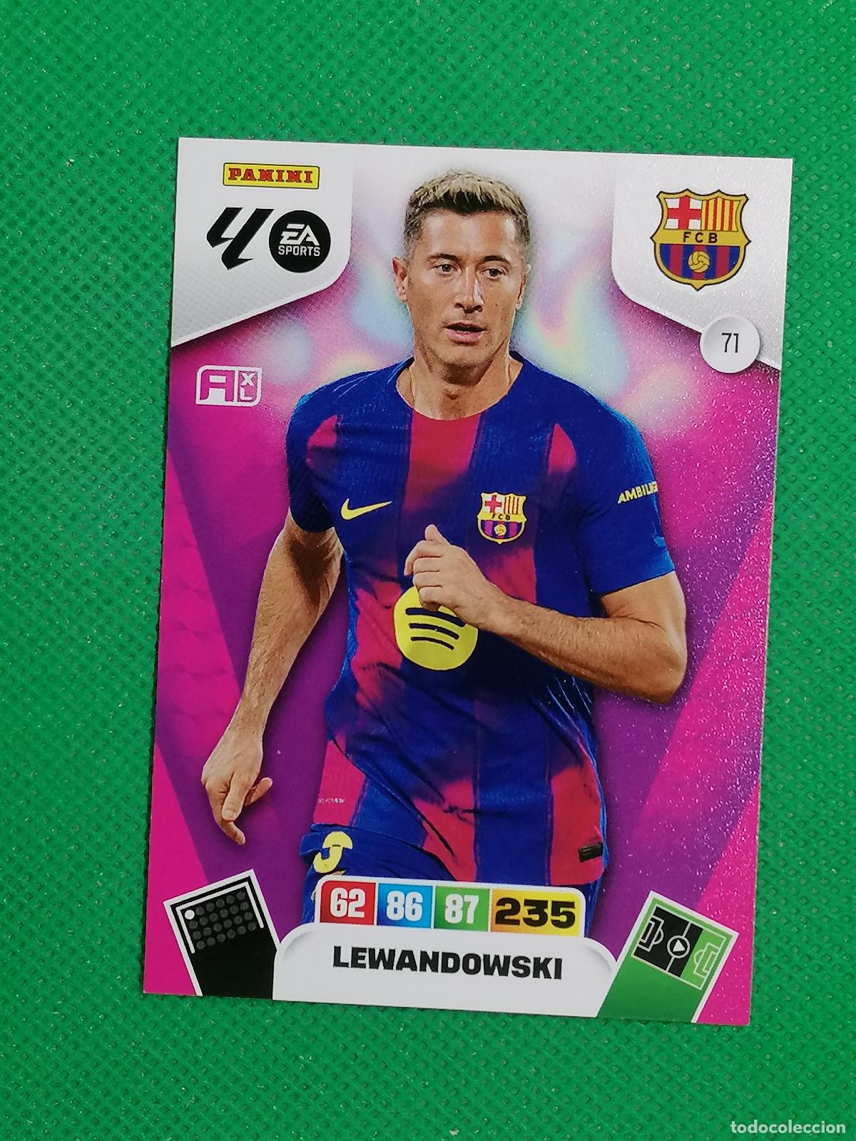 Cromos de F&uacute;tbol: 71 LEWANDOWSKI BARCELONA ⚽ LIGA ADRENALYN XL 2025 2026 25 26 ⚽