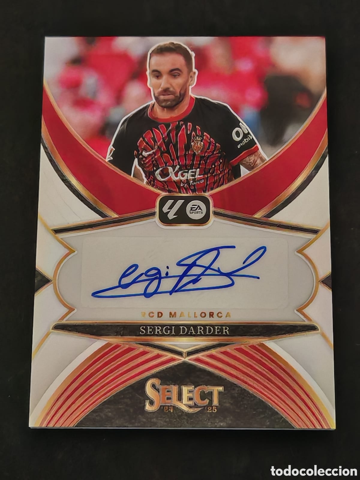 Figurine di Calcio: auto SERGI DARDER MALLORCA PANINI SELECT 2024 2025 25 AUTOGRAFO MEGACRACKS ADRENALYN TOPPS