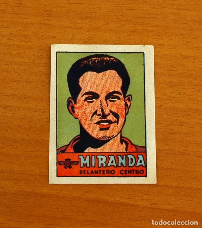 Figurine di Calcio: Atl&eacute;tico de Madrid-Aviaci&oacute;n - Miranda - Cromos Cultura - Editorial Bruguera 1941-1942, 41-42