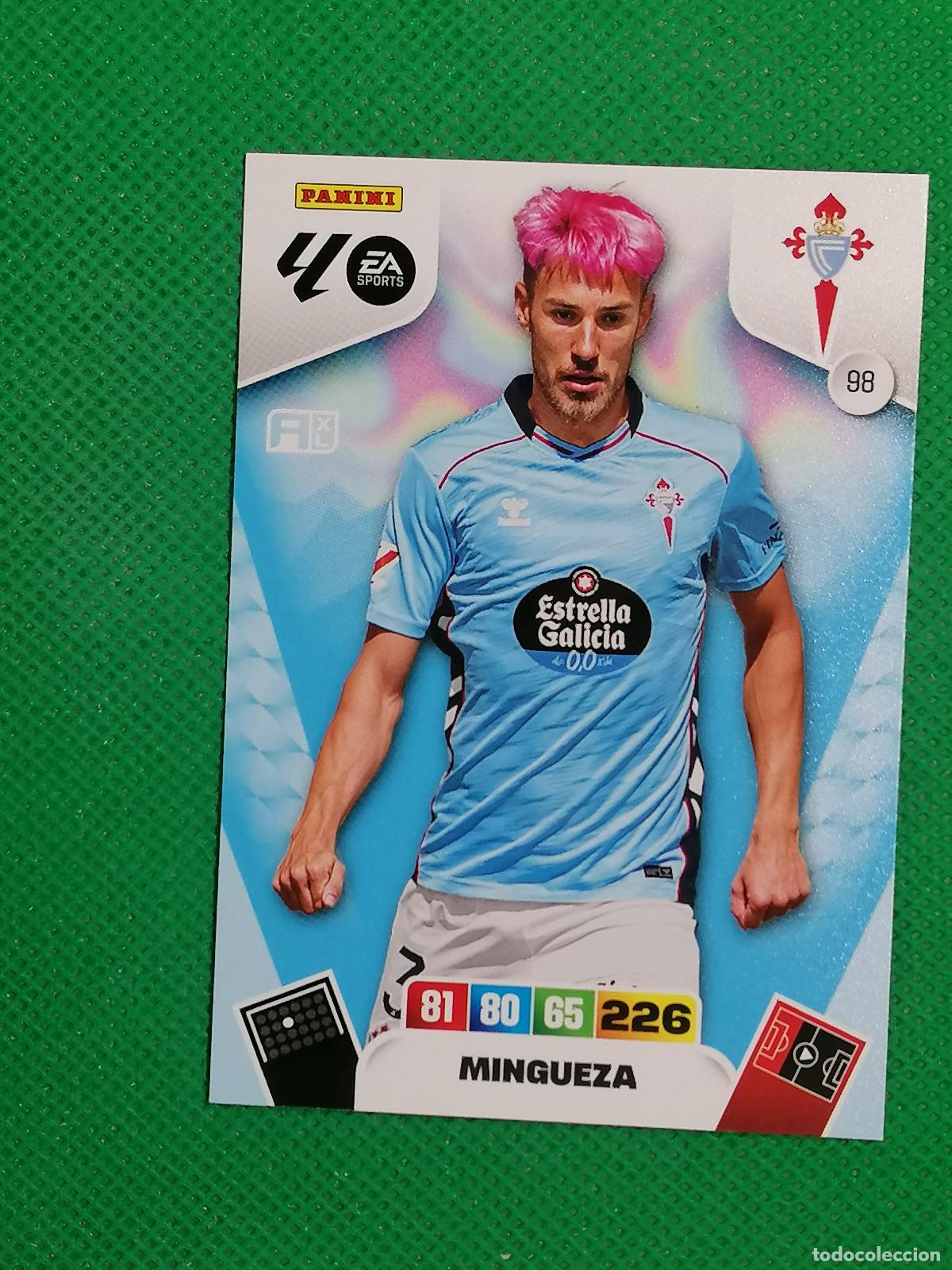 Fu&szlig;ball-Sticker: 98 MINGUEZA CELTA ⚽ LIGA ADRENALYN XL 2025 2026 25 26 ⚽