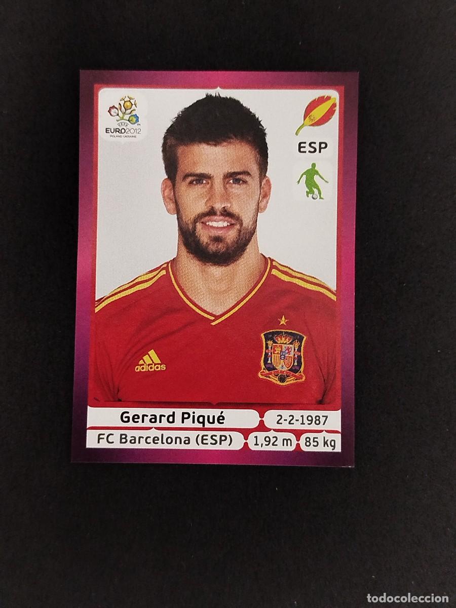 Figurine di Calcio: 290. Gerard Piqu&eacute; (Espa&ntilde;a) - Panini UEFA Euro 2012 - Polonia / Ucrania