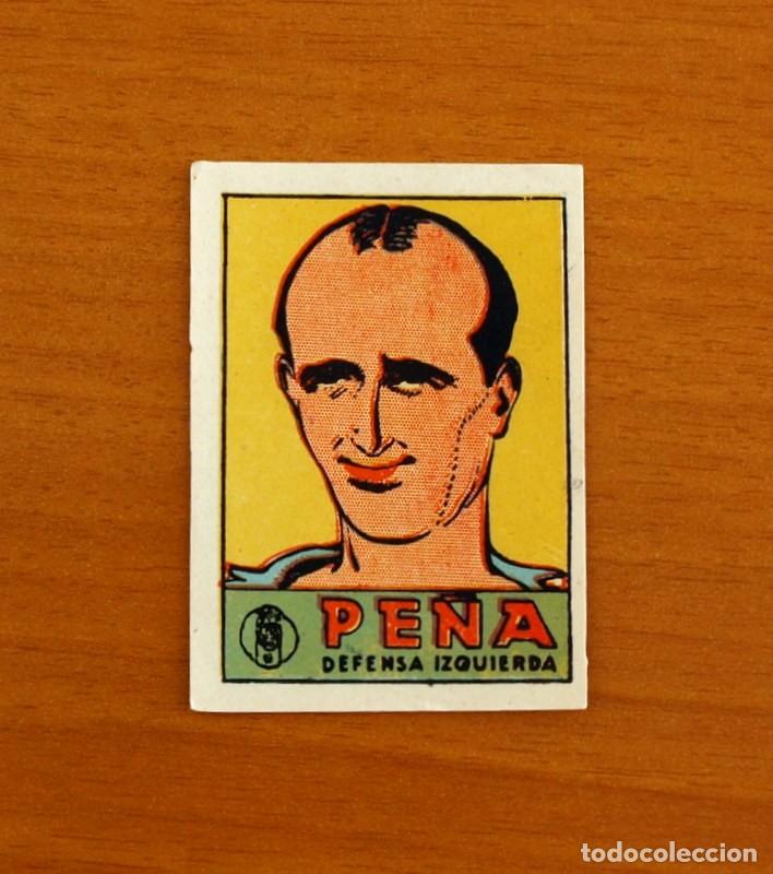 Figurine di Calcio: Real Oviedo - Pe&ntilde;a - Cromos Cultura - Editorial Bruguera 1941-1942, 41-42 - Nunca Pegado