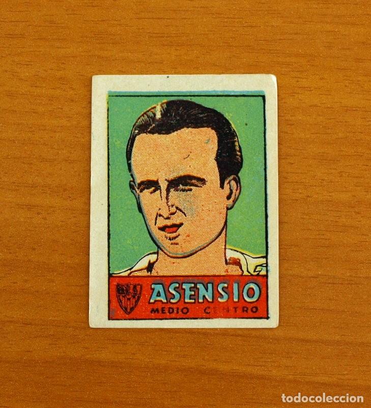 Cromos de Futebol: Sevilla - Asensio - Cromos Cultura - Editorial Bruguera 1941-1942, 41-42 - Nunca Pegado