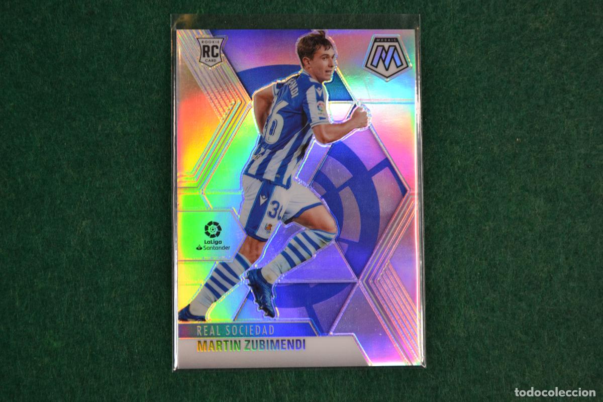 Fu&szlig;ball-Sticker: PANINI MOSAIC LA LIGA 2020-21 - 53 MARTIN ZUBIMENDI (REAL SOCIEDAD) PARALELA SILVER