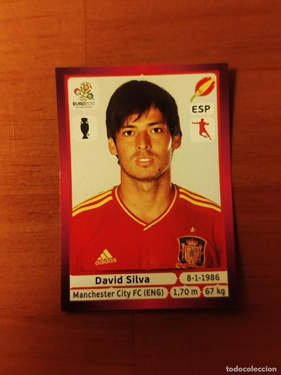 Cartes &agrave; collectionner de Football: 302. David Silva (Espa&ntilde;a) - Panini UEFA Euro 2012 - Polonia / Ucrania