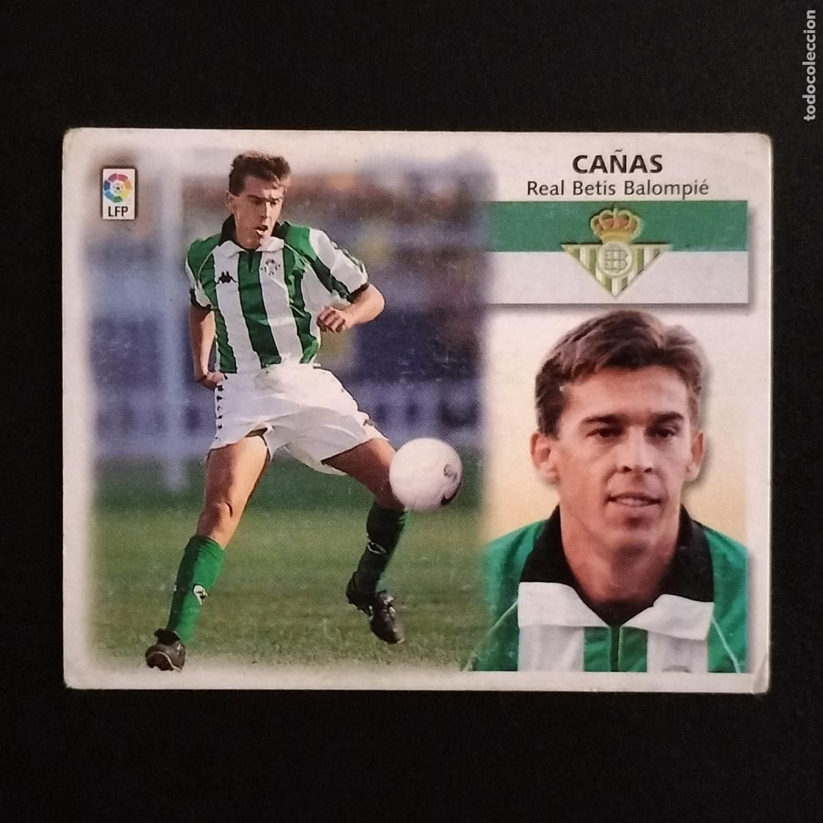 Cromos de F&uacute;tbol: DEFECTOS CA&Ntilde;AS BETIS CROMOS ALBUM EDICIONES ESTE LIGA FUTBOL 1999 2000 99 00