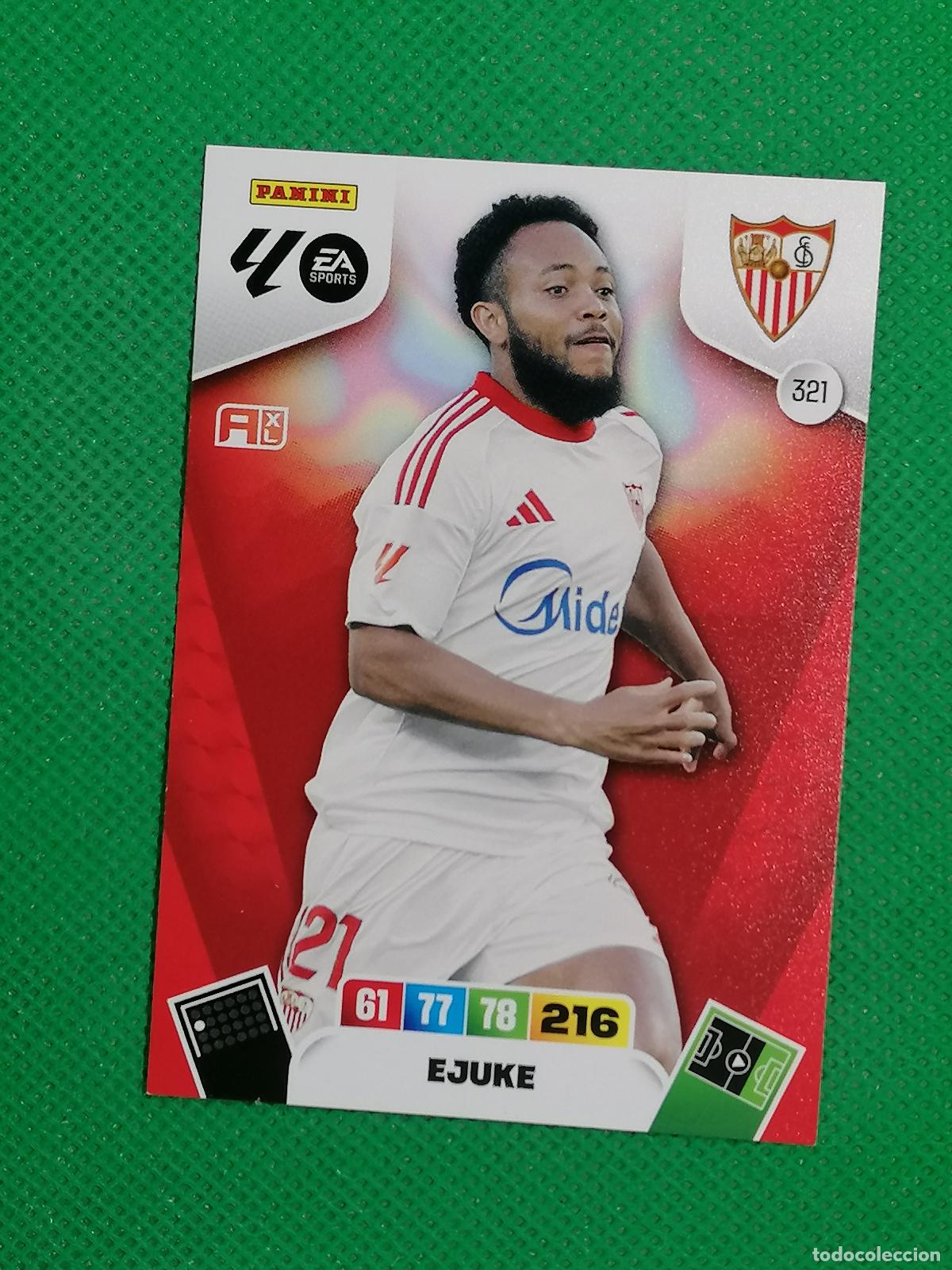 Figurine di Calcio: 321 EJUKE SEVILLA ⚽ LIGA ADRENALYN XL 2025 2026 25 26 ⚽