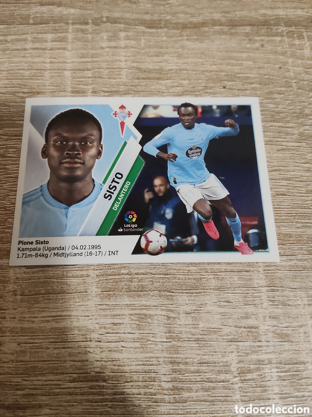 Cromos de F&uacute;tbol: Sisto Celta de Vigo liga 2019 2020 19 20 ediciones este