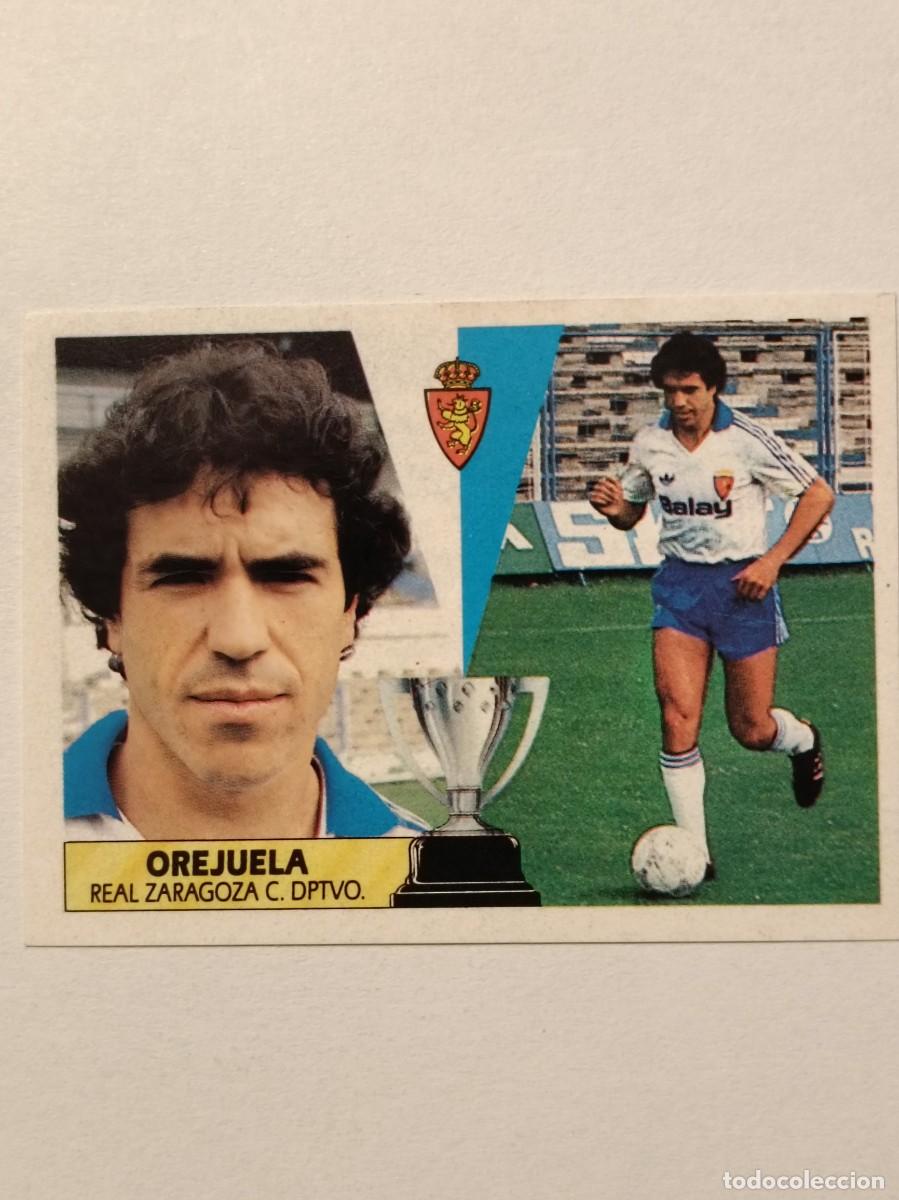 Cromos de F&uacute;tbol: OREJUELA (ULTIMO FICHAJE 7) REAL ZARAGOZA LIGA 87/88 ESTE