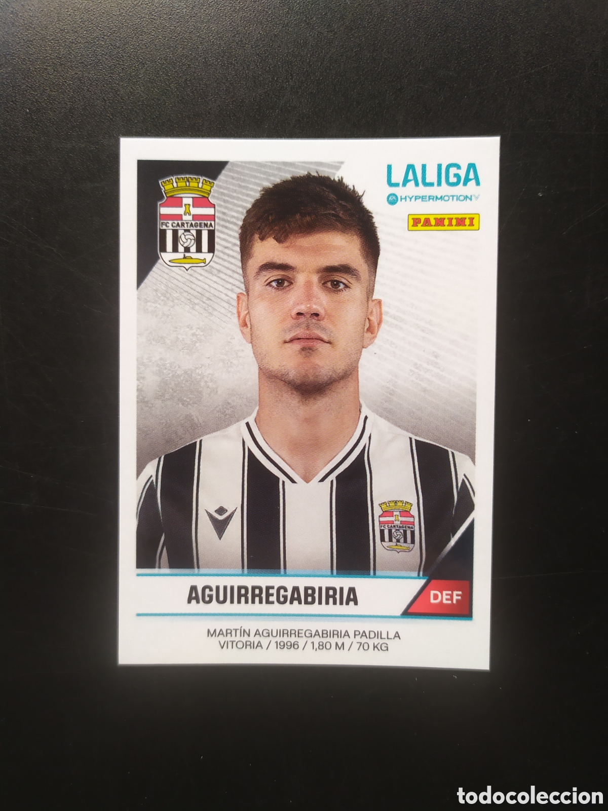 Fu&szlig;ball-Sticker: Liga Hypermotion 2024 2025 24 25 panini Martin Aguirregabiria n&deg; 82 Cartagena
