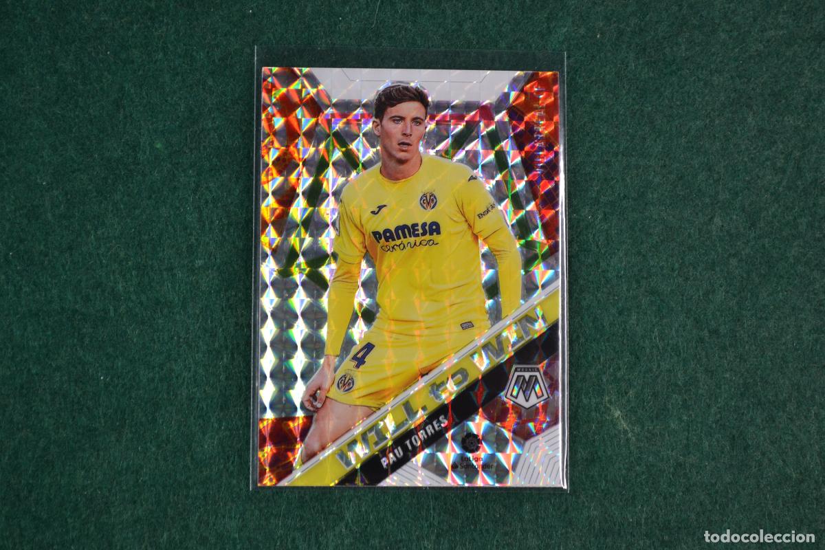 Cromos de F&uacute;tbol: PANINI MOSAIC LA LIGA 2020-21 - 8 PAU TORRES (VILLARREAL) INSERT WILL TO WIN PARALELA PRIZM