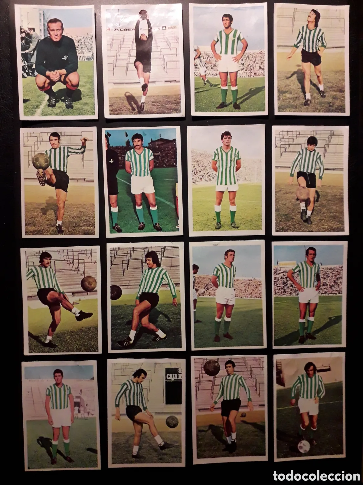 16 CROMOS BETIS ED FHER 1975 1976 75 76 DESPEGADOS EQUIPO COMPLETO PEDIDO MÍNIMO 3€