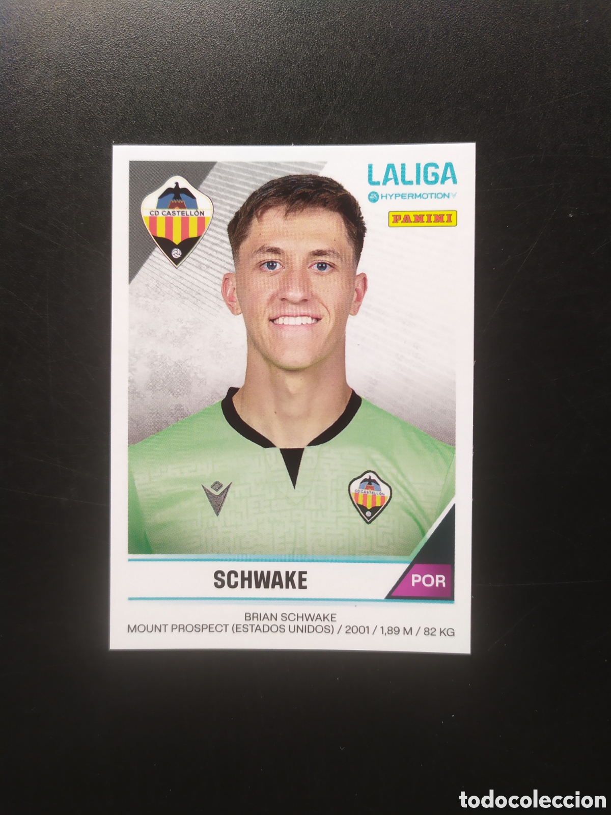 Fu&szlig;ball-Sticker: Liga Hypermotion 2024 2025 24 25 panini Schwake n&deg; 100A 100 A Castell&oacute;n