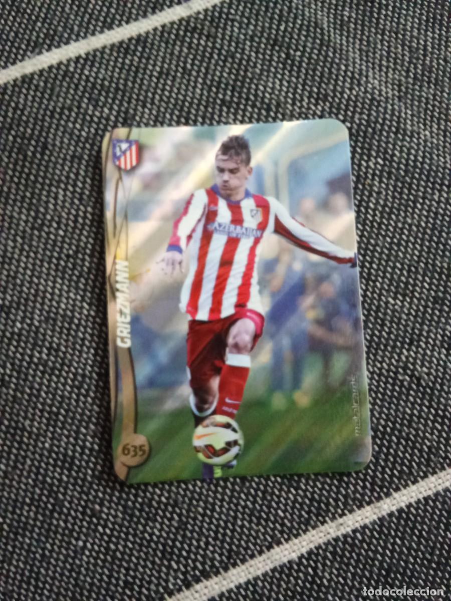 Figurine di Calcio: 635 Griezmann brillo liso rayas diagonales las fichas de la liga 2015