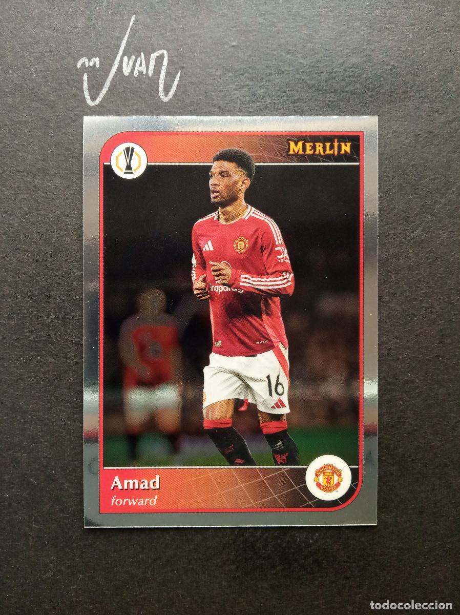 Cromos de Futebol: N&ordm; 117 AMAD MANCHESTER UNITED ⚽ TOPPS &reg; MERLIN CHROME CLUB COMPETITIONS 2024 2025 24 25 NUEVO