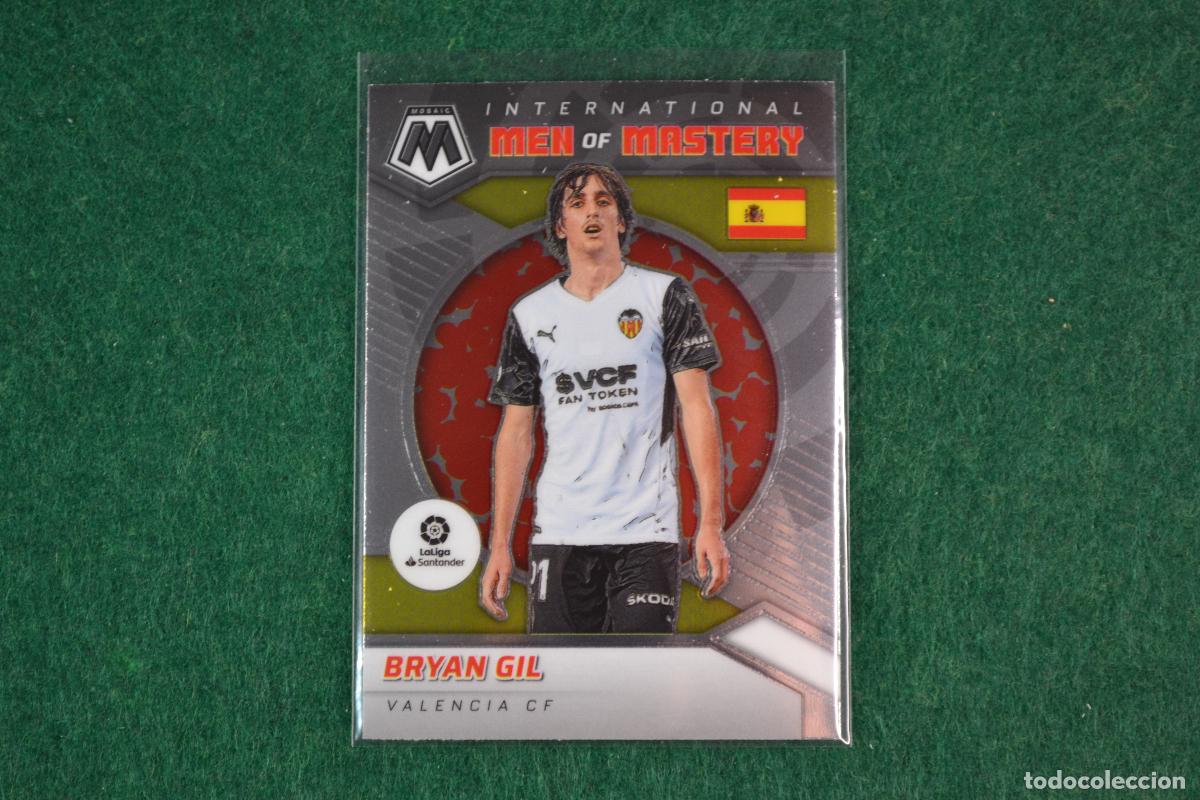 Fu&szlig;ball-Sticker: PANINI MOSAIC LA LIGA 2021-22 - 37 BRYAN GIL (VALENCIA CF) INSERT MEN OF MASTERY