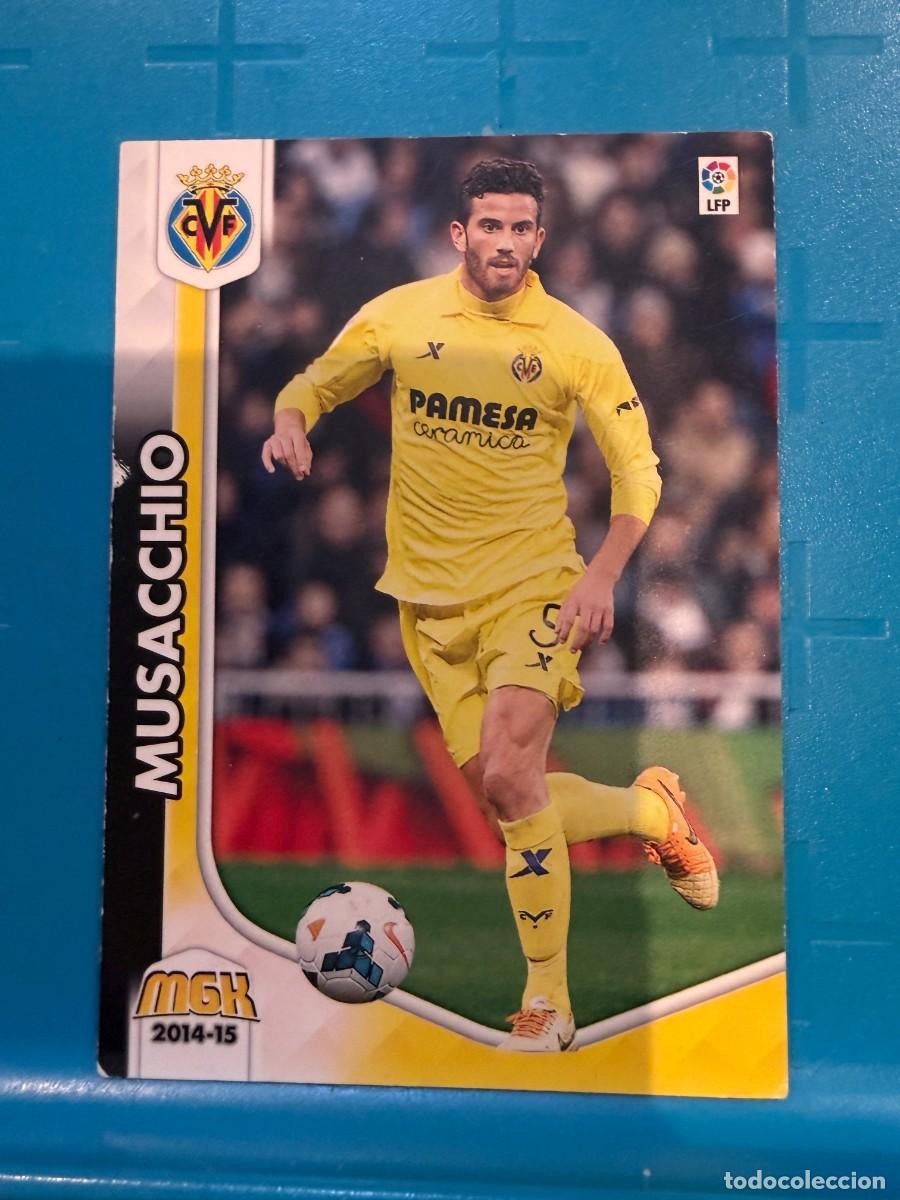 Fu&szlig;ball-Sticker: musacchio vuillareal n&ordm; 346 megacracks 14-15