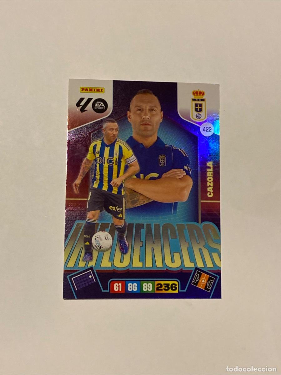 Fu&szlig;ball-Sticker: Cazorla Oviedo influencers adrenalyn 2025-2026
