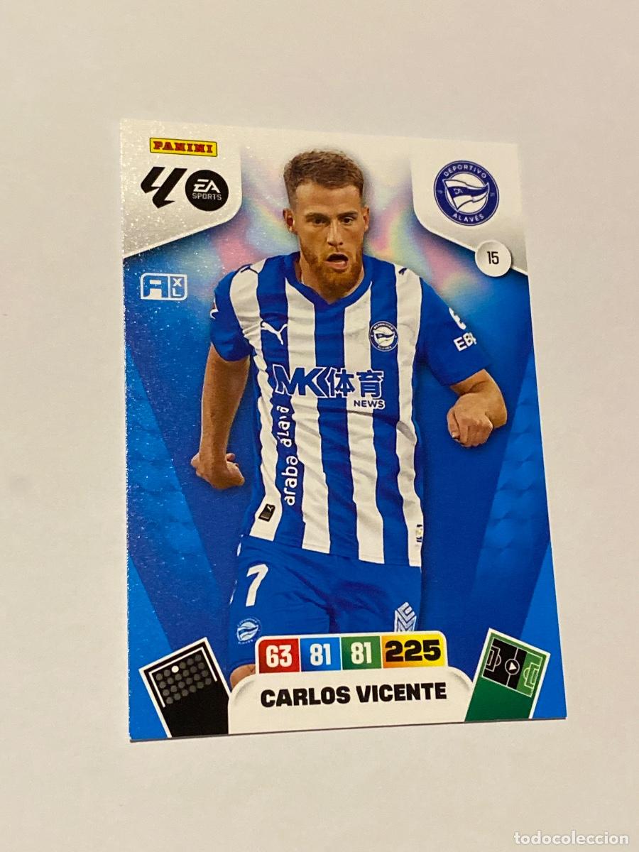 Fu&szlig;ball-Sticker: Cromo #15 carlos vicente alaves adrenalyn 2025-2026